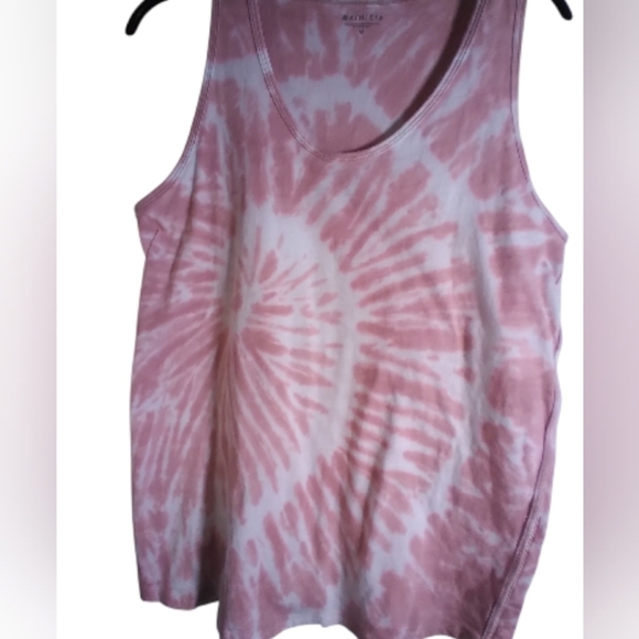 Athleta Tops - Athleta Pink Tie-Dye Tank Top 100% Cotton Size M Athleisure Athletic Casual